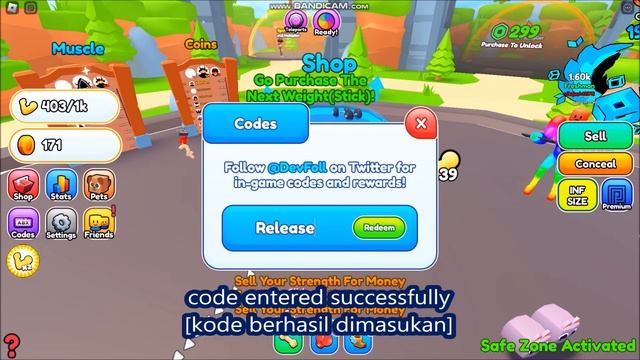 *CODES* [UPD 1] Muscle Simulator ROBLOX | SEPTEMBER 6, 2023 смотреть онлайн