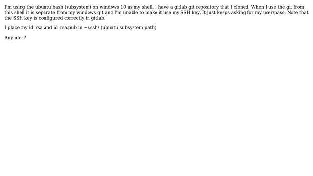 How to set up SSH key for git on Windows 10 Ubuntu subsystem? смотреть онлайн