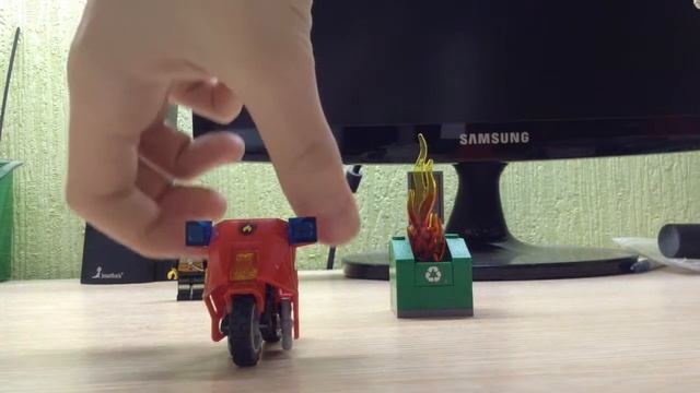 LEGO 60 000 пожарный мотоцикл смотреть онлайн