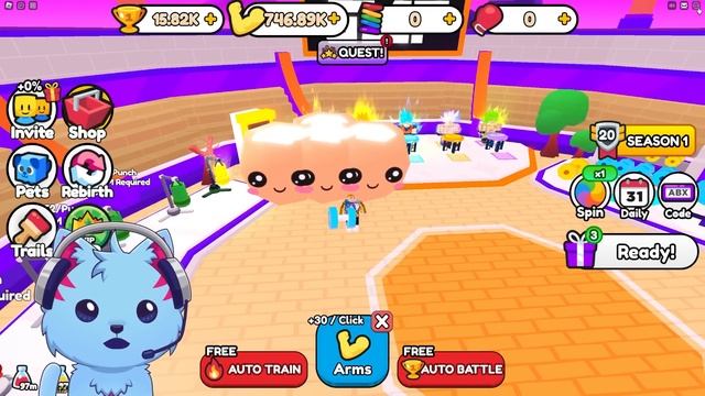 ROBLOX SLAP SIMULATOR смотреть онлайн