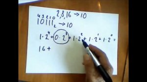 Перевод из двоичной, восьмеричной и шестнадцатеричной систем счисления в десятичную.