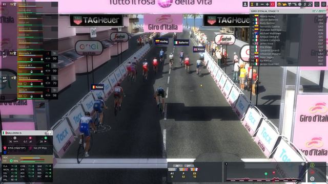 2020 GIRO D'ITALIA Stage 11 | Porto Sant Elpidio - Rimini | Pro Cycling Manager 2020 смотреть онлайн