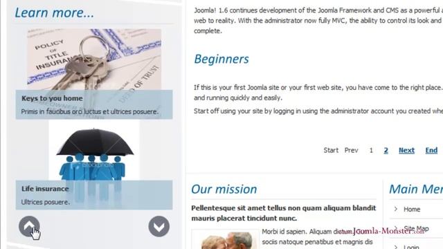 Joomla 2.5 template: DJ Insurance смотреть онлайн