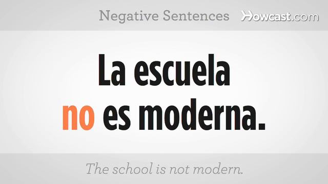 How to Make Negative Sentences | Spanish Lessons смотреть онлайн