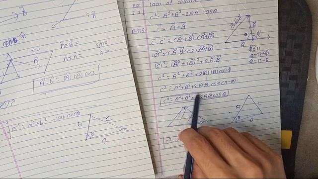 VECTOR | COSINE RULE BY USING DOT PRODUCT | AREA AS A VECTOR | CROSS PRODUCT |PHYSICS BY AB SIR смотреть онлайн