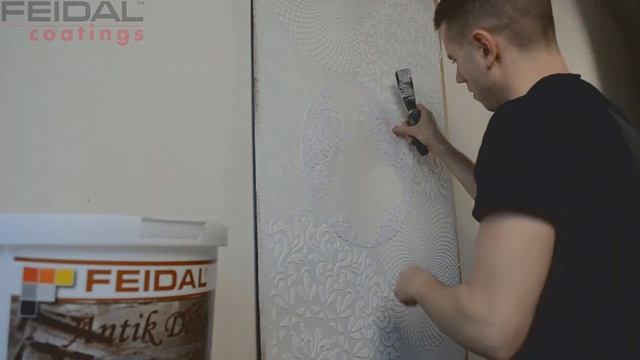 DIY Трафареты из подручных средств! Работа с декоративными штукатурками! смотреть онлайн