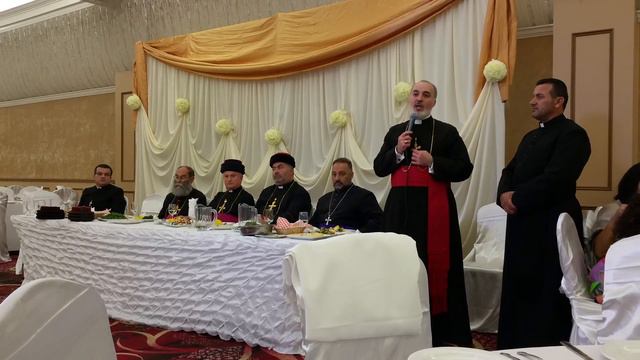 the Assyrian Church of the east St. Rabban Hormiszd Church dinner for the bishops смотреть онлайн