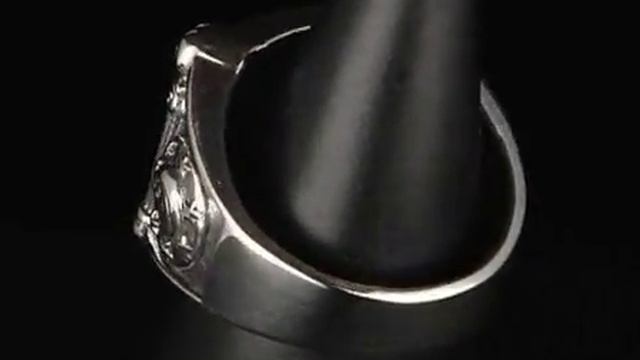 Masonic Mason G and Pillars 925 Sterling Silver Ring with 24K Gold-Plated Parts смотреть онлайн