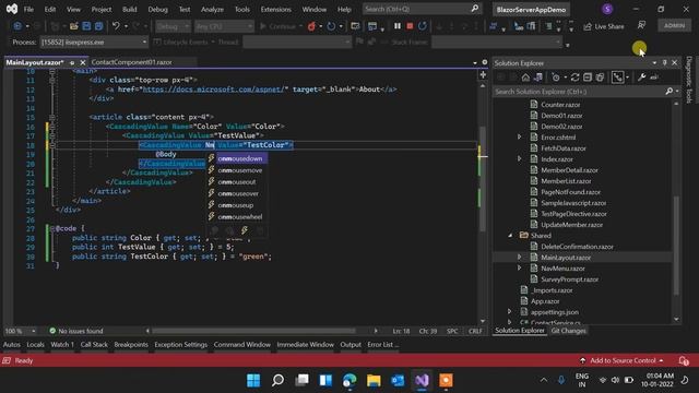 Blazor Tutorial C# - Part 8 - Blazor Cascading Values and Parameters смотреть онлайн