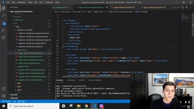 IONIC: Create a navigation menu to your IONIC application смотреть онлайн