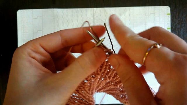 Джемпер спицами// Бордовый джемпер с ромбами// Отчёт №1// Вяжем образец смотреть онлайн