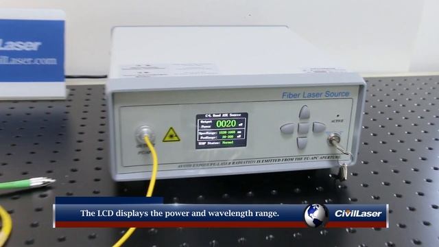 200mW C+L Band ASE Broadband Light Source -- From www.CivilLaser.com смотреть онлайн