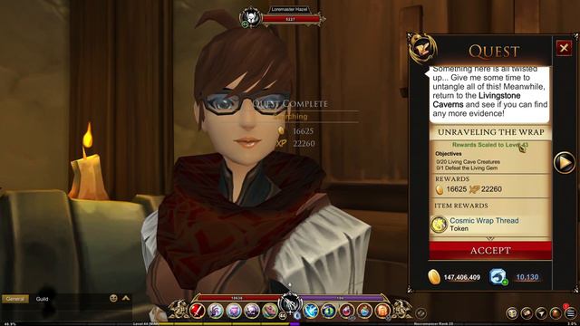 Aq3d Cosmic Wrap Loremaster Hazel Tutorial AdventureQuest 3D