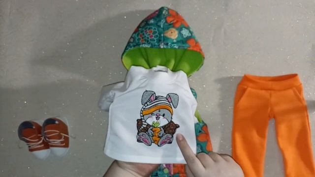 Комплект для кукол Gotz 50см. Жилет, свитшот, штаны, кеды. смотреть онлайн