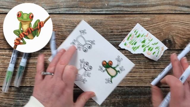 Froggin' Cute Card | Jump for Joy @spellbinders Cardmaker II Collection смотреть онлайн