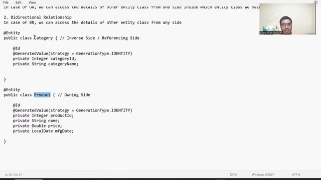 Unidirectional and Bidirectional association mapping| Many to One | Many to Many with live Example смотреть онлайн