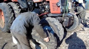 Установка  спарки колёс на  Мтз   82.