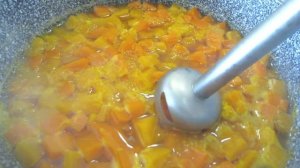 Вкуснейший тыквенный сок с апельсином! Тыквенно - апельсиновое пюре! Можно готовить и зимой!