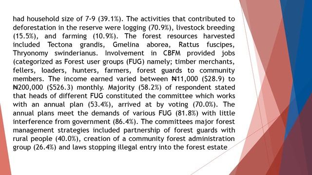 Impacts of Rural Community on the Forest Estate in Ugbolu, Oshimili North Local Government Area, De смотреть онлайн