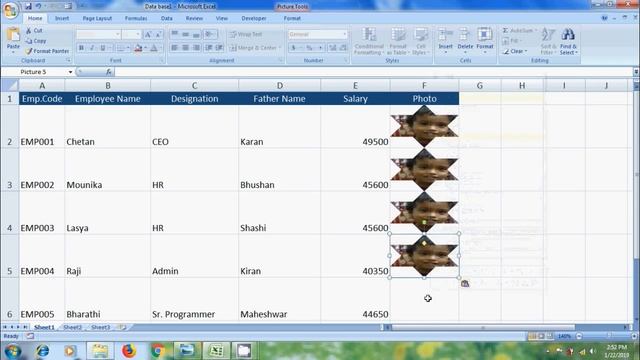 Excel 2007: how to insert a picture into a cell in Excel database смотреть онлайн