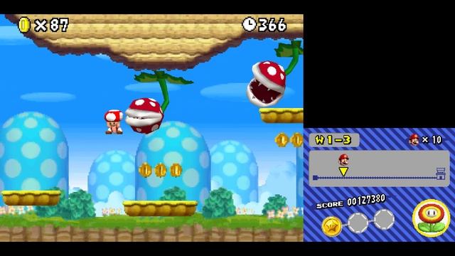 New Super Toad Bros.U DS - World 1 (100%) Part 1 Walkthrough Part 1 смотреть онлайн
