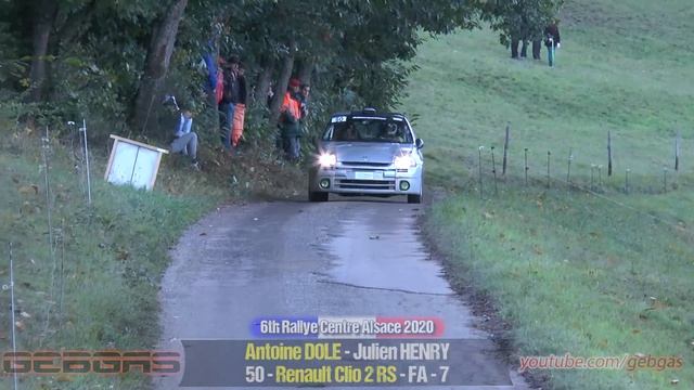 Renault Clio 2 RS - Antoine DOLE - RALLY - 2020 - Centre Alsace + Julien HENRY смотреть онлайн