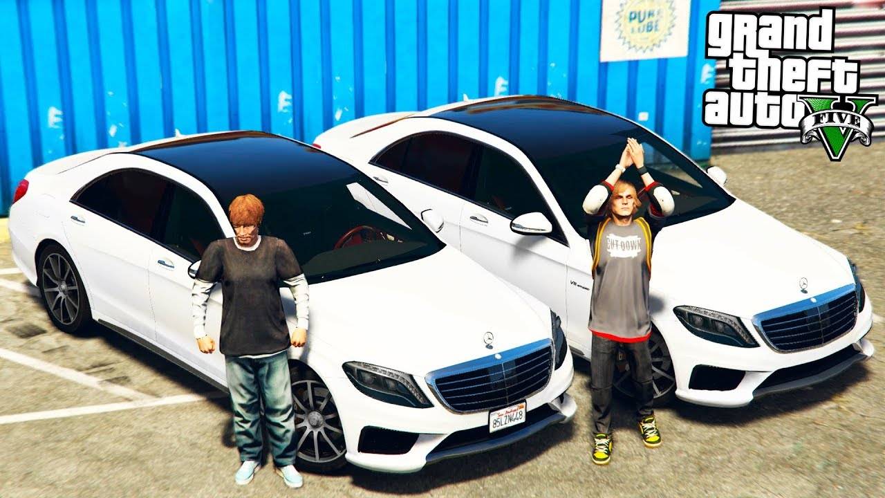 РЕАЛЬНАЯ ЖИЗНЬ В GTA 5 - УГОН MERCEDES S63 AMG ИЗ СВАДЕБНОГО КОРТЕЖА! 🌊ВОТЕР
