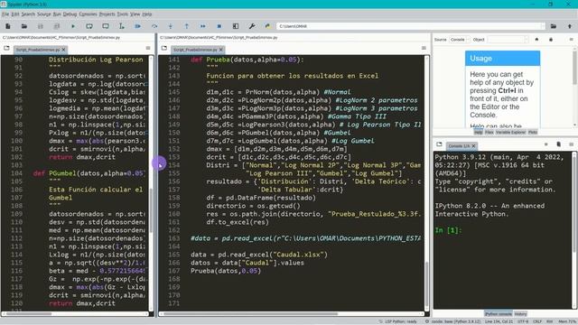 PRUEBA DE SMIRNOV KOLMOGOROV CON PYTHON смотреть онлайн
