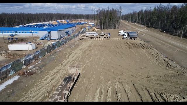 вахтовый городок _ВЗиС 72 км_ Чаяндинское НГКМ Сила Сибири_ Север смотреть онлайн