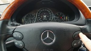 Управление computer control MERCEDES W211 Выбор языка, центральный замок, ближний свет.