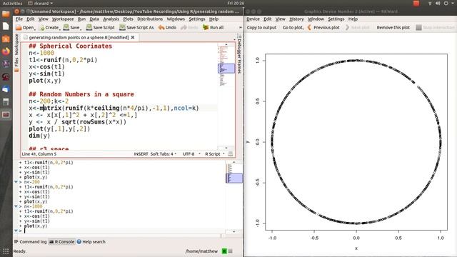 Using R: Generating Uniformly Distributed Points on the Surface of a Sphere смотреть онлайн
