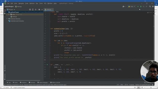 Exp 2 Implement greedy algorithm for scheduling tasks with deadlines (DAA) смотреть онлайн