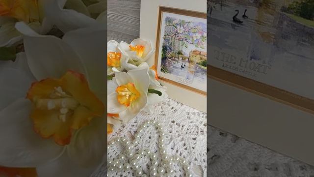 Букет цветов из фоамирана Классические нарциссы-1 смотреть онлайн