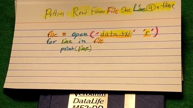 Python Tutorial How To Read From File One Line At A Time ASCII смотреть онлайн