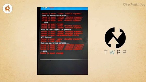 [SOLVED][ENG] Unable to Mount Storage (Internal Storage 0MB) - OrangeFox Recovery,TWRP Recovery