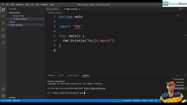 How to Run Go[Golang] on Visual Studio Code смотреть онлайн