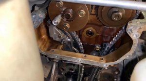 Замена цепи грм Ниссан Альмера.