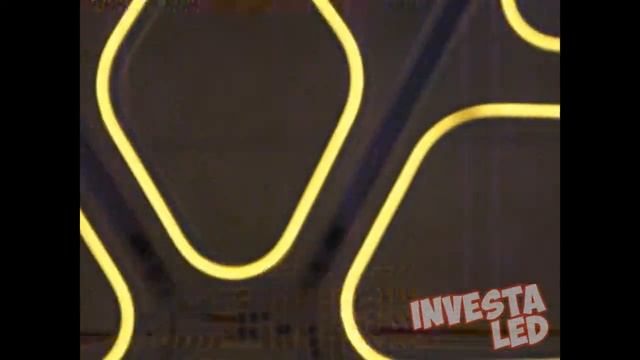 Снежинка из неона 60х60 см. смотреть онлайн