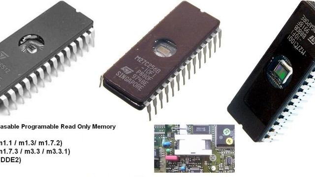 Виды памяти применяемой в блоках BMW DME/DDE смотреть онлайн