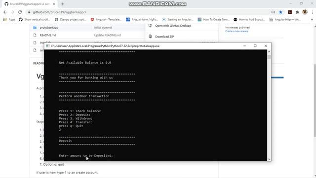 prototype command-line interface bank app (Demo) смотреть онлайн