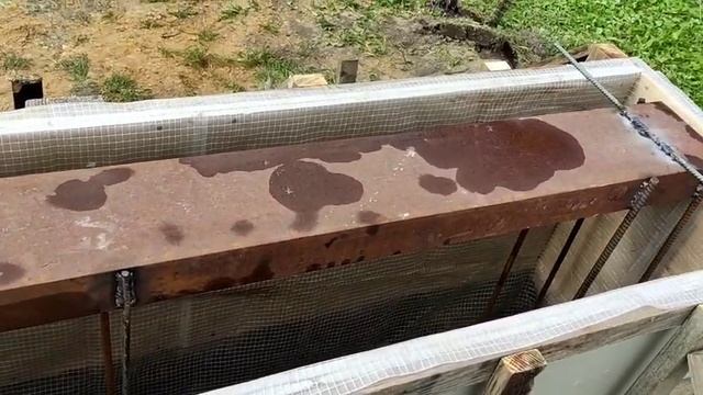 ОТКАТНЫЕ ВОРОТА делаем сами заливаем под конструкцию#строим смотреть онлайн