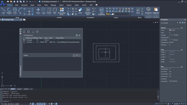 ZWCAD How To Insert PDF смотреть онлайн