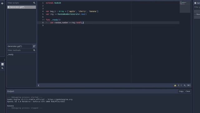 Godot Random Generation - Arrays and the RNG Class Basics смотреть онлайн