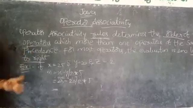 III BTECH ECE R16-3-2:Java:Unit-1:Operator precedence   associativity смотреть онлайн