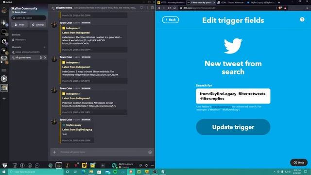 How to make a Webhook from Twitter to Guilded (or Discord) EXCLUDE replies and retweets! смотреть онлайн