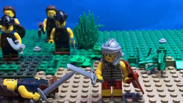 Лего тест Битвы на мечах! Lego Fight test stop motion смотреть онлайн