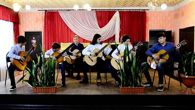 Іспанський танець Д. Лєрман (ансамбль гітаристів викл. Козачинський В.Е.) смотреть онлайн