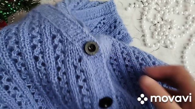 Вязание. ЖЕНСКИЙ ЖИЛЕТ из Alize Angora Gold. Готовая работа декабря. Обзор. / knitted vest смотреть онлайн