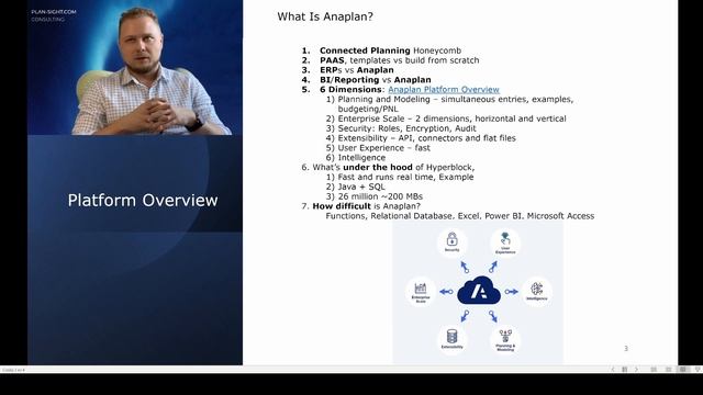Обзор платформы Анаплан - часть 2, особенности платформы смотреть онлайн
