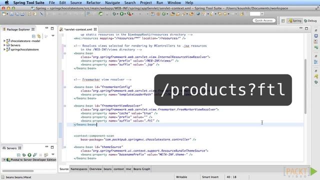 Building Web Applications with Spring MVC Tutorial : Integrating with Freemarker | packtpub.com смотреть онлайн